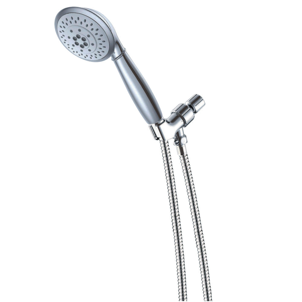 Kingston Brass KX2522B Vilbosch 5-Function Hand Shower with Stainless Steel Hose, Polished Chrome - BNGBath