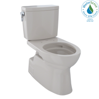 Thumbnail for TOTO Vespin II 1G Two-Piece Elongated 1.0 GPF Universal Height Skirted Design Toilet with CeFiONtect,  - CST474CUFG#12 - BNGBath