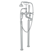 Thumbnail for Perrin & Rowe Georgian Era Exposed Floor Mount Tub Filler with Handshower - BNGBath