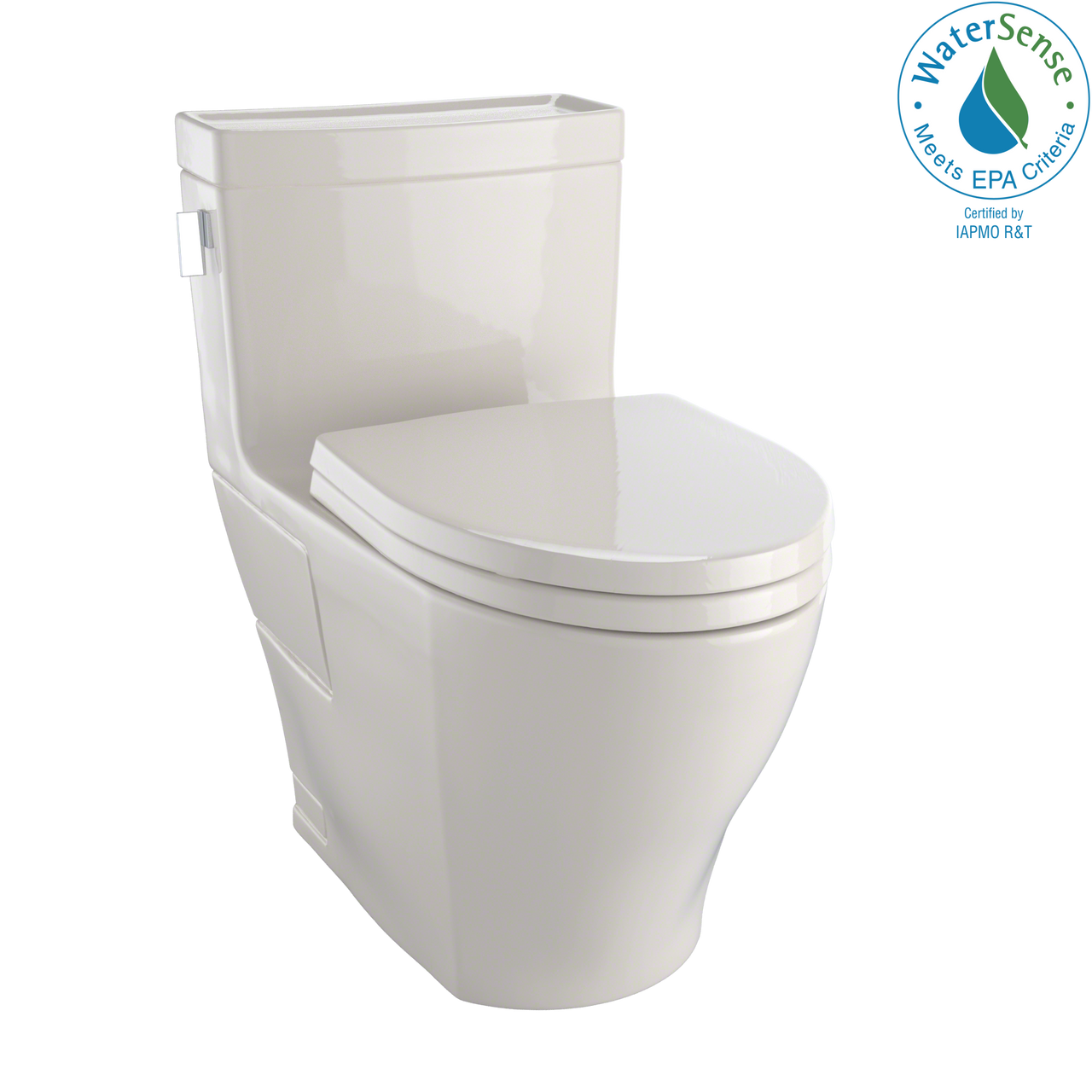 TOTO Legato WASHLET+ One-Piece Elongated 1.28 GPF Universal Height Skirted Toilet with CEFIONTECT,  - MS624124CEFG#03 - BNGBath