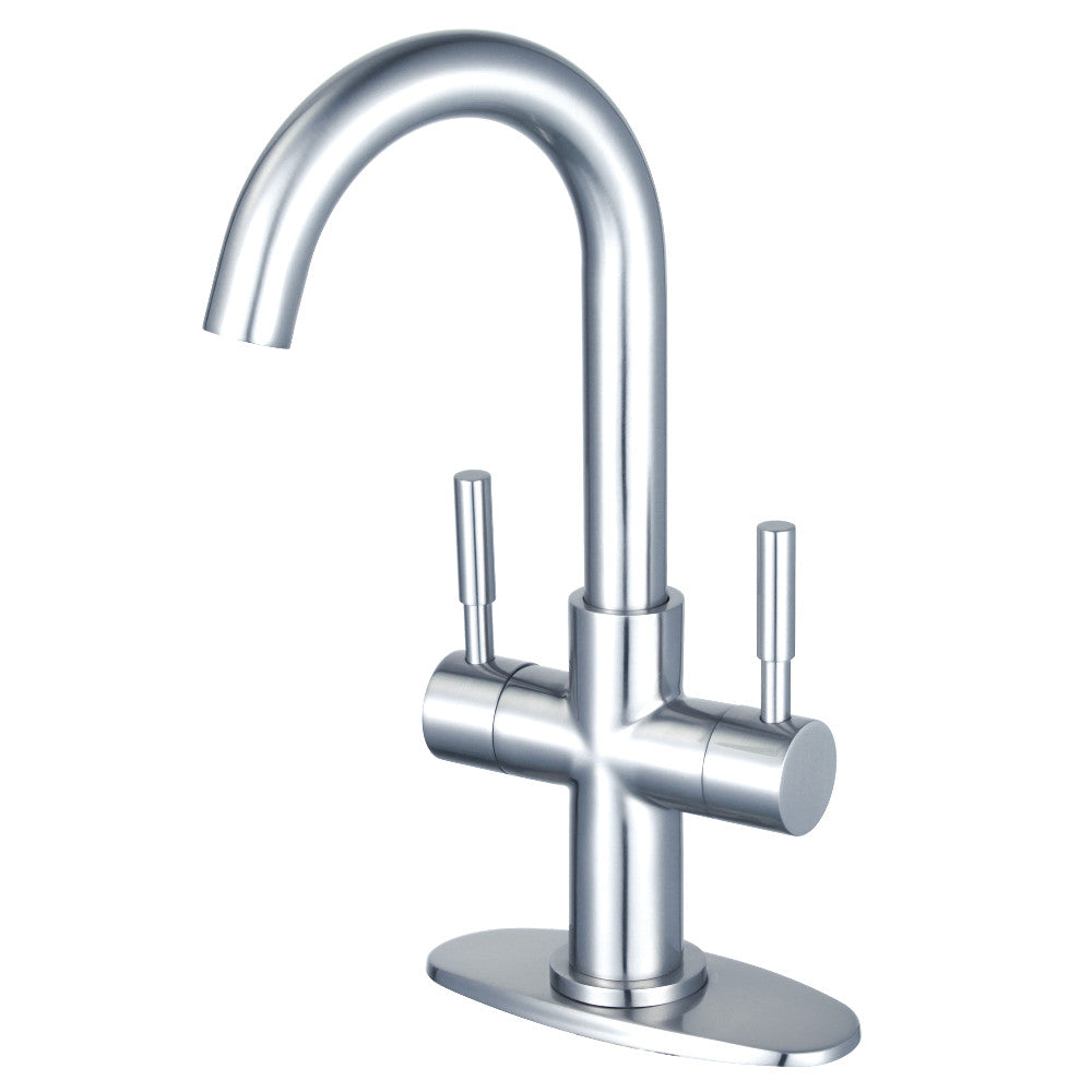 Fauceture LS8451DL Concord Two-Handle Bathroom Faucet with Push Pop-Up, Polished Chrome - BNGBath