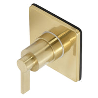 Thumbnail for Kingston Brass KS3047NDL NuvoFusion 3-Way Diverter Valve with Trim Kit, Brushed Brass - BNGBath