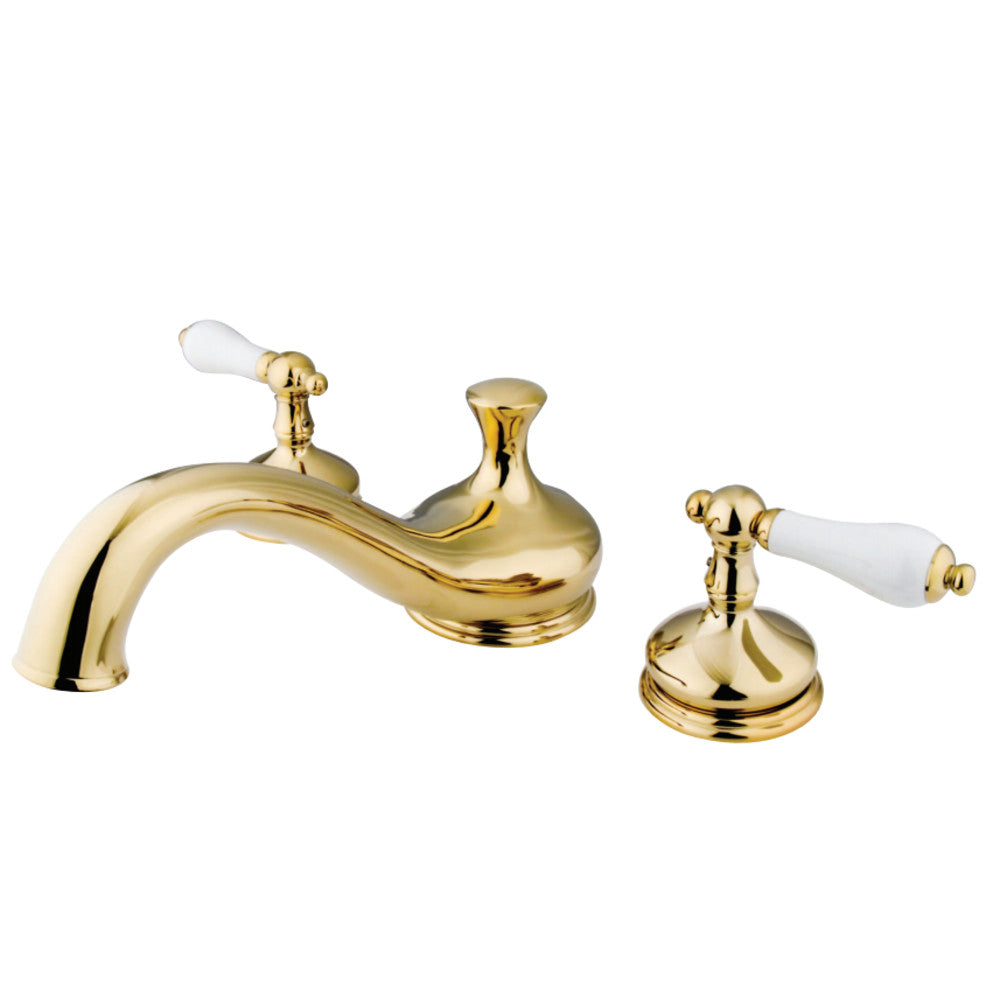 Kingston Brass KS3332PL Heritage Roman Tub Faucet, Polished Brass - BNGBath