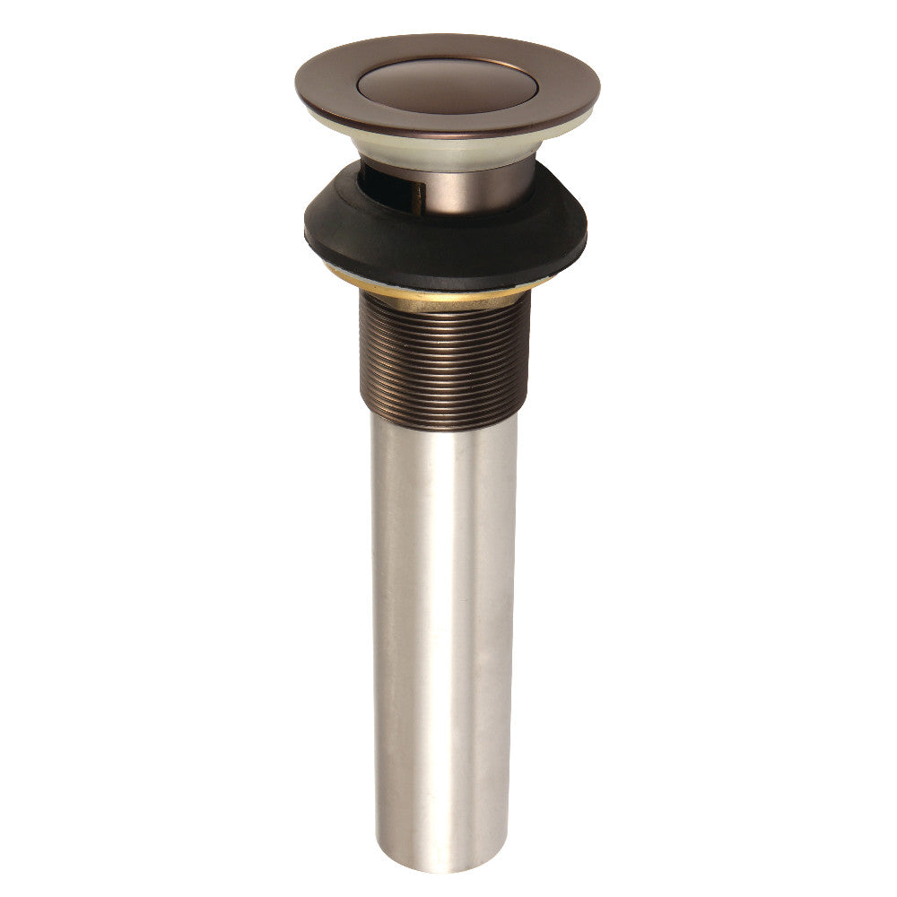 Kingston Brass KB6005 Complement Push-Up Drain with Overflow, Oil Rubbed Bronze - BNGBath