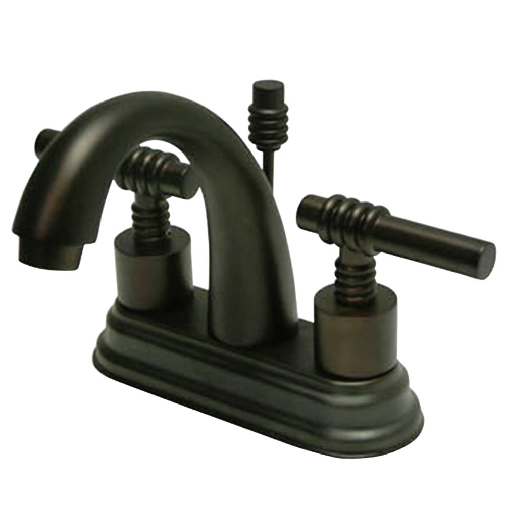 Kingston Brass KS8615ML 4 in. Centerset Bathroom Faucet, Oil Rubbed Bronze - BNGBath