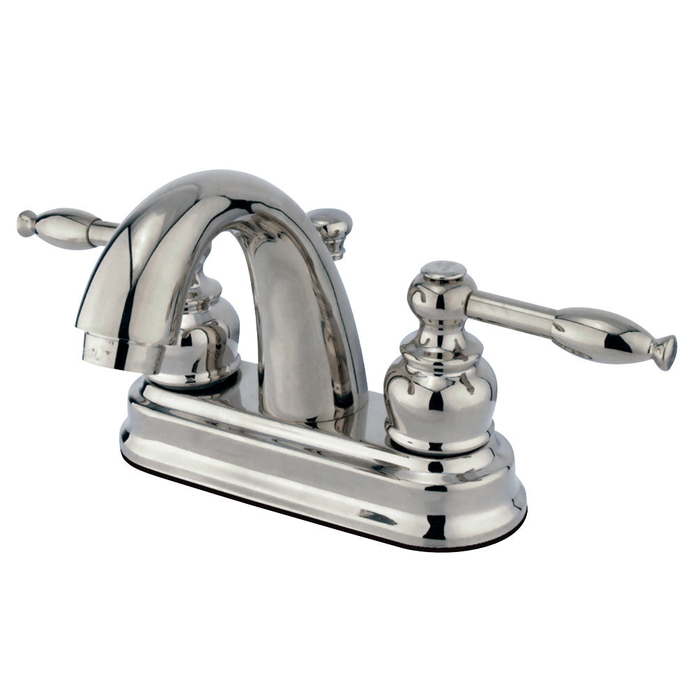 Kingston Brass GKB5618KL 4 in. Centerset Bathroom Faucet, Brushed Nickel - BNGBath