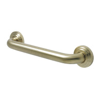 Thumbnail for Kingston Brass DR214127 Milano 12-Inch Decorative 1-1/4-Inch OD Grab Bar, Brushed Brass - BNGBath