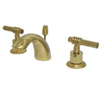 Thumbnail for Kingston Brass KS2952ML Mini-Widespread Bathroom Faucet, Polished Brass - BNGBath