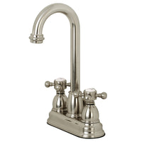 Thumbnail for Kingston Brass KB3618BX 4 in. Centerset Bathroom Faucet, Brushed Nickel - BNGBath