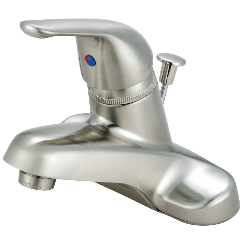 Kingston Brass GKB548 Single-Handle 4 in. Centerset Bathroom Faucet, Brushed Nickel - BNGBath