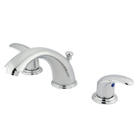 Thumbnail for Kingston Brass KB6961LL 8 in. Widespread Bathroom Faucet, Polished Chrome - BNGBath