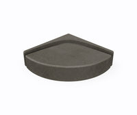 Thumbnail for CS-1616 Corner Shower Seat in Charcoal Gray