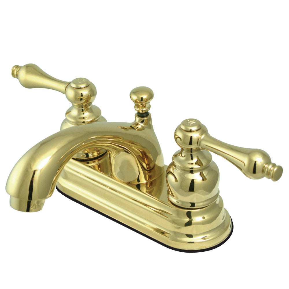 Kingston Brass KB2602AL 4 in. Centerset Bathroom Faucet, Polished Brass - BNGBath