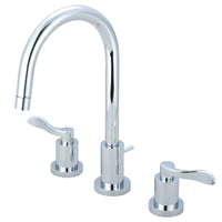 Thumbnail for Kingston Brass KS8921DFL 8 in. Widespread Bathroom Faucet, Polished Chrome - BNGBath