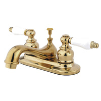 Thumbnail for Kingston Brass KB602B 4 in. Centerset Bathroom Faucet, Polished Brass - BNGBath