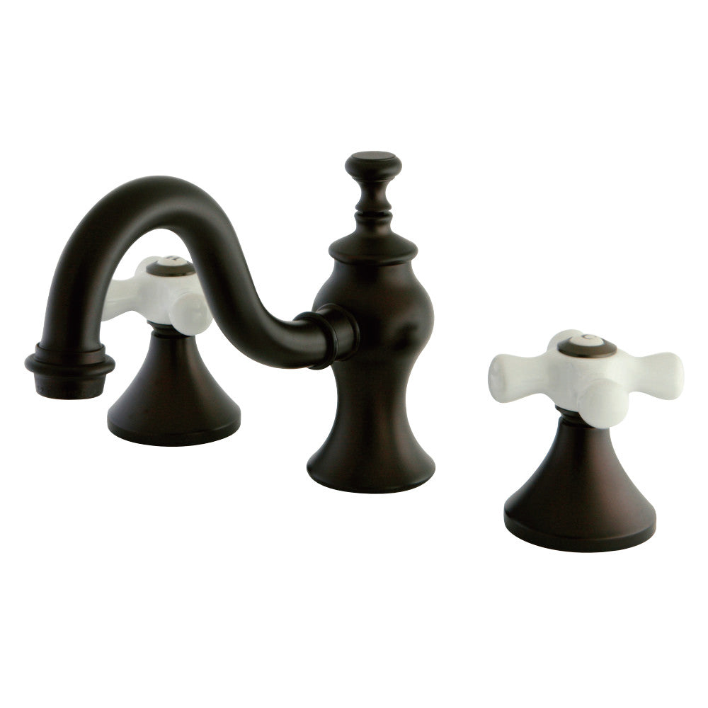 Kingston Brass KC7165PX 8 in. Widespread Bathroom Faucet, Oil Rubbed Bronze - BNGBath