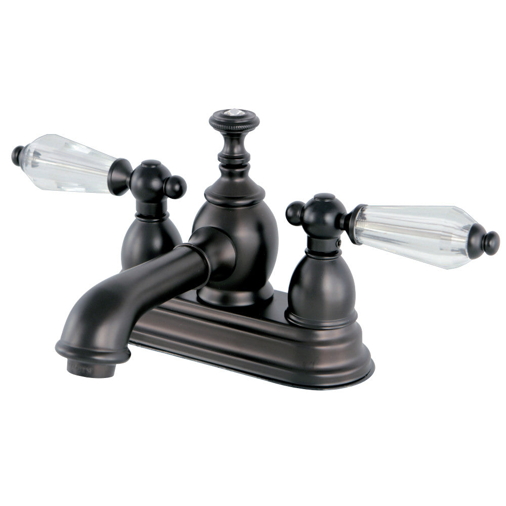 Kingston Brass KS7005WLL 4 in. Centerset Bathroom Faucet, Oil Rubbed Bronze - BNGBath