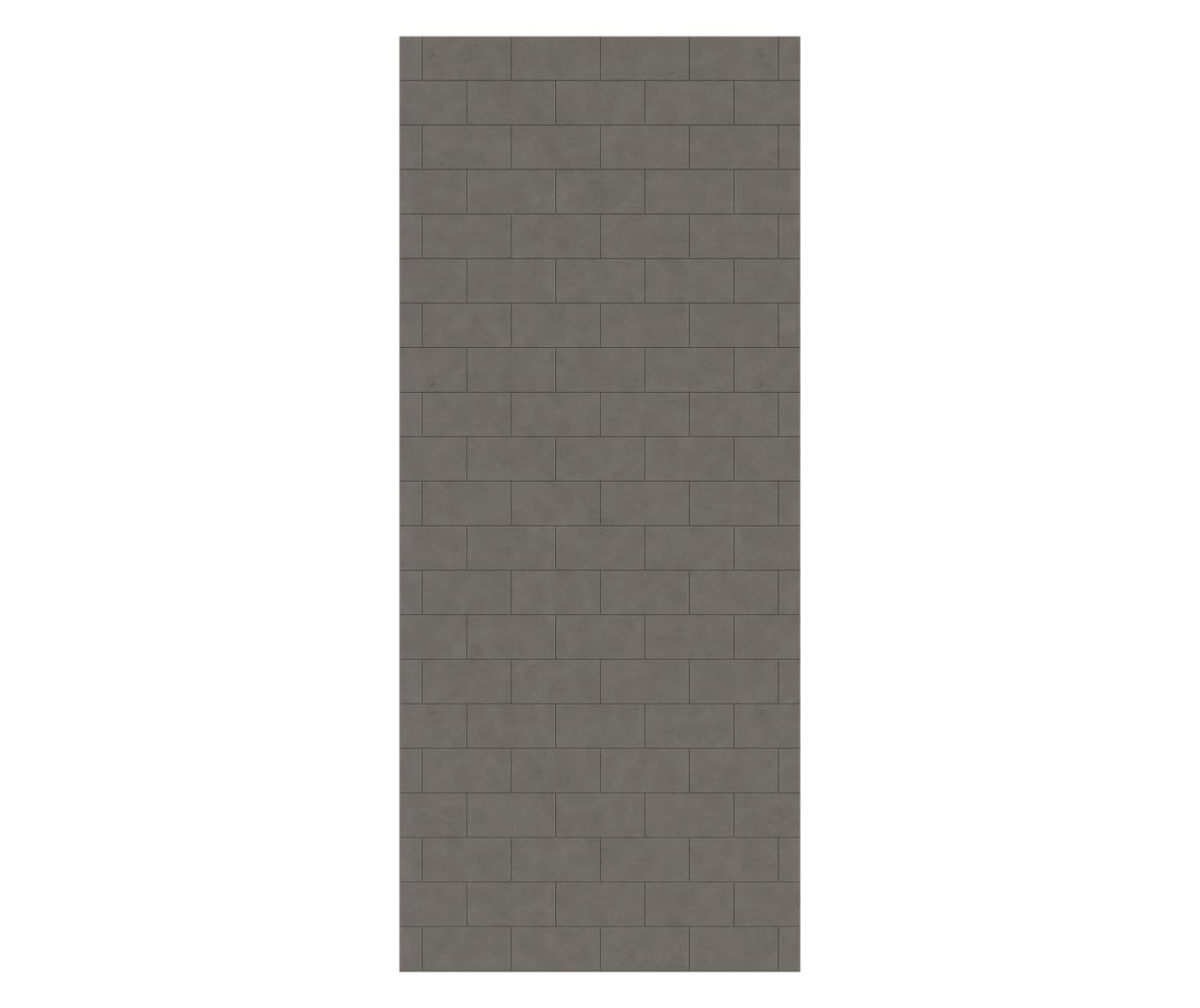 MTMK-8436-1 36 x 84 Swanstone Metro Subway Tile Glue up Bathtub and Shower Single Wall Panel  - BNGBath