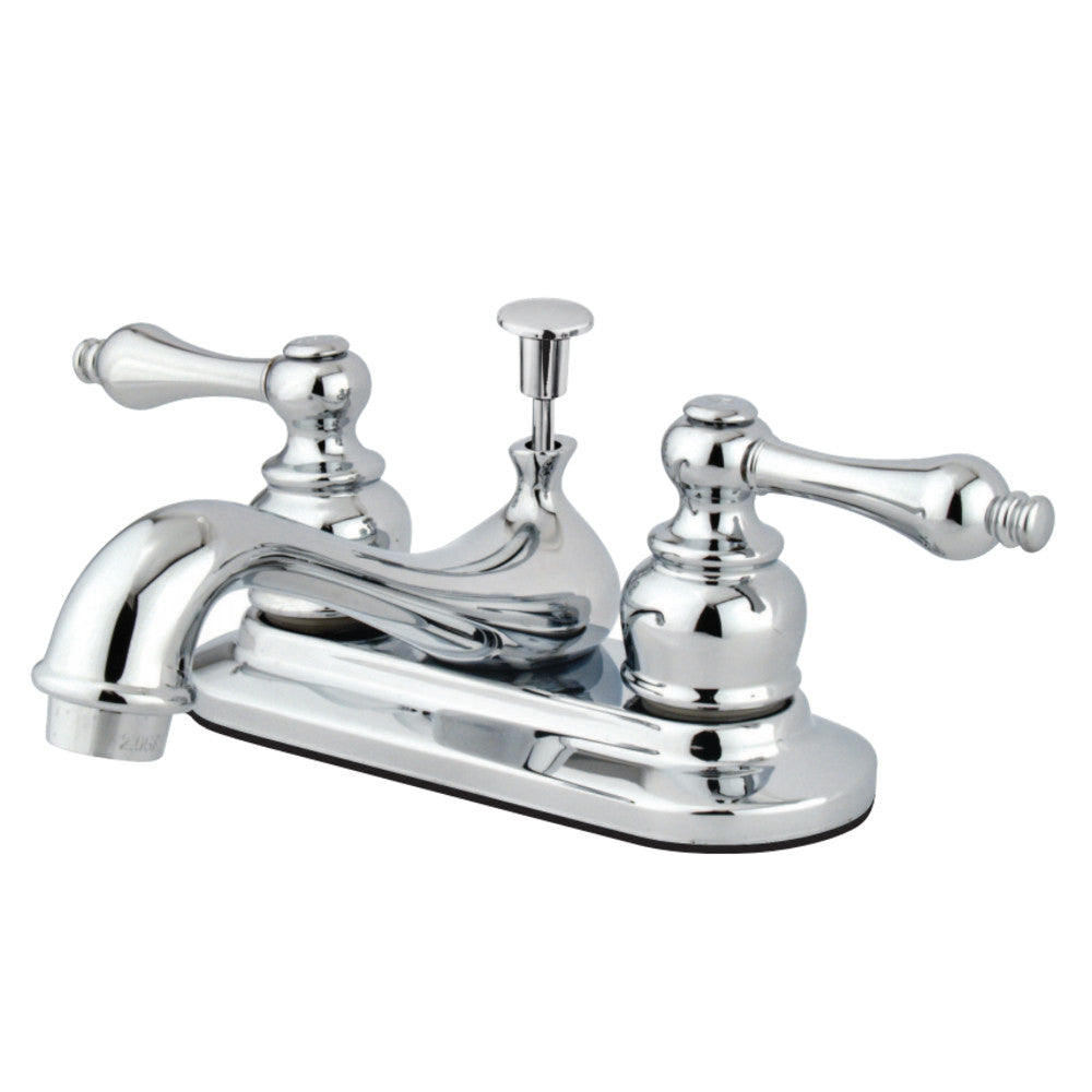 Kingston Brass KB601AL Restoration 4 in. Centerset Bathroom Faucet, Polished Chrome - BNGBath
