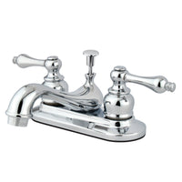 Thumbnail for Kingston Brass KB601AL Restoration 4 in. Centerset Bathroom Faucet, Polished Chrome - BNGBath