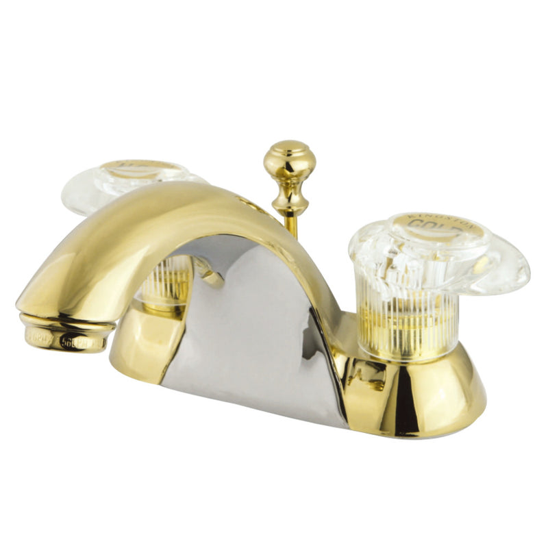 Kingston Brass KB2152 4 in. Centerset Bathroom Faucet, Polished Brass - BNGBath