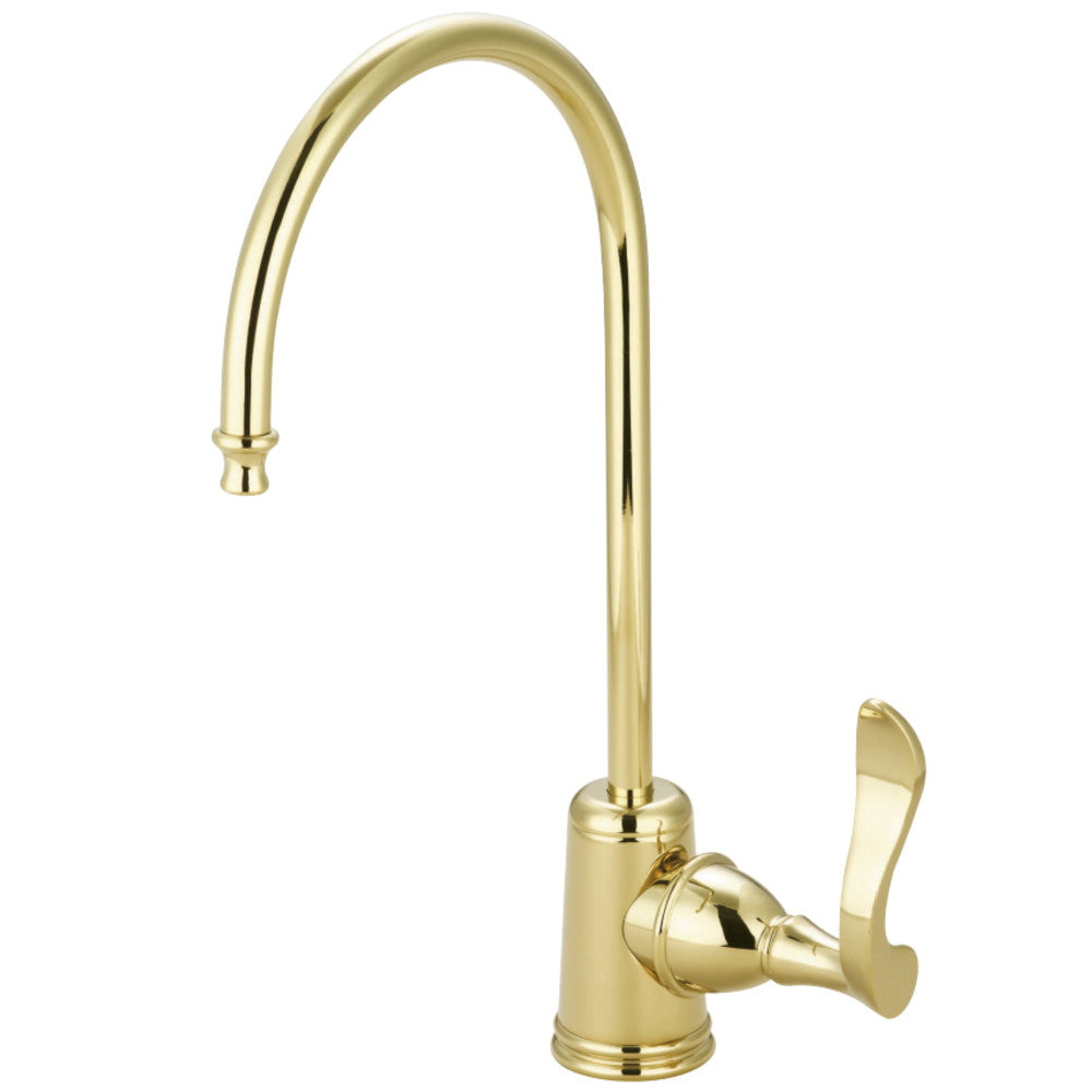 Kingston Brass KS7192CFL Century Single Handle Water Filtration Faucet, Polished Brass - BNGBath