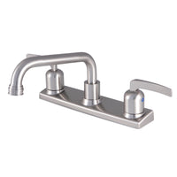 Thumbnail for Kingston Brass FB2138EFL Centurion 8-Inch Centerset Kitchen Faucet, Brushed Nickel - BNGBath