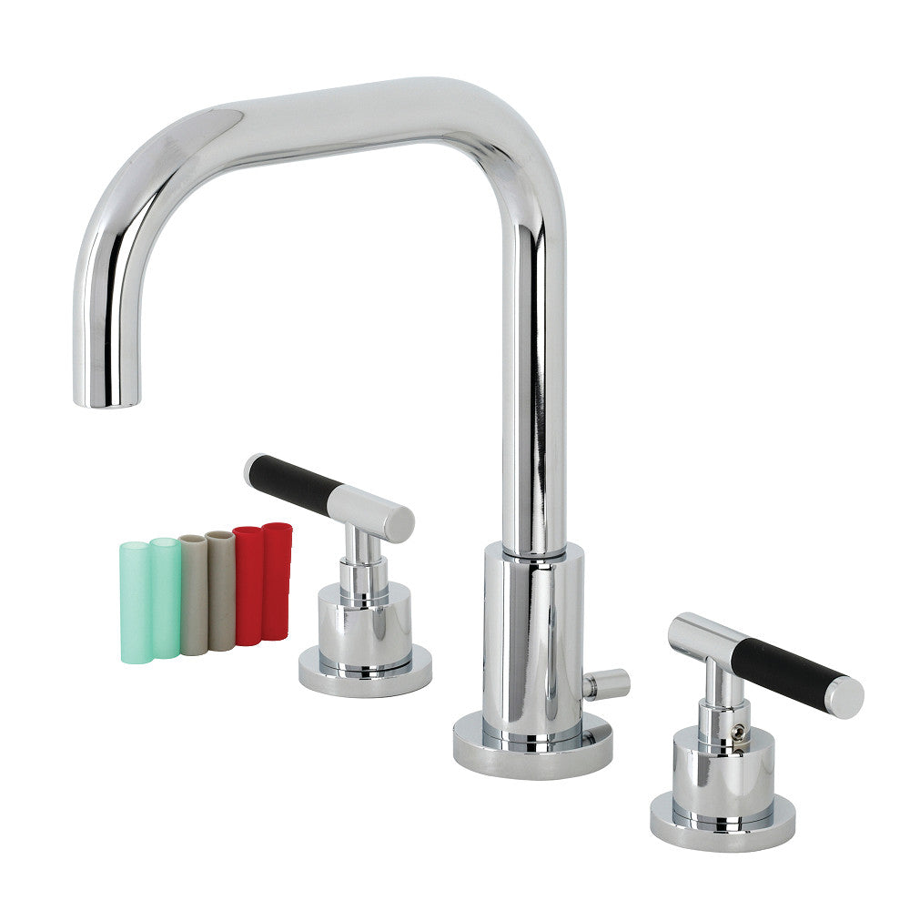 Fauceture FSC8931CKL Kaiser Widespread Bathroom Faucet with Brass Pop-Up, Polished Chrome - BNGBath