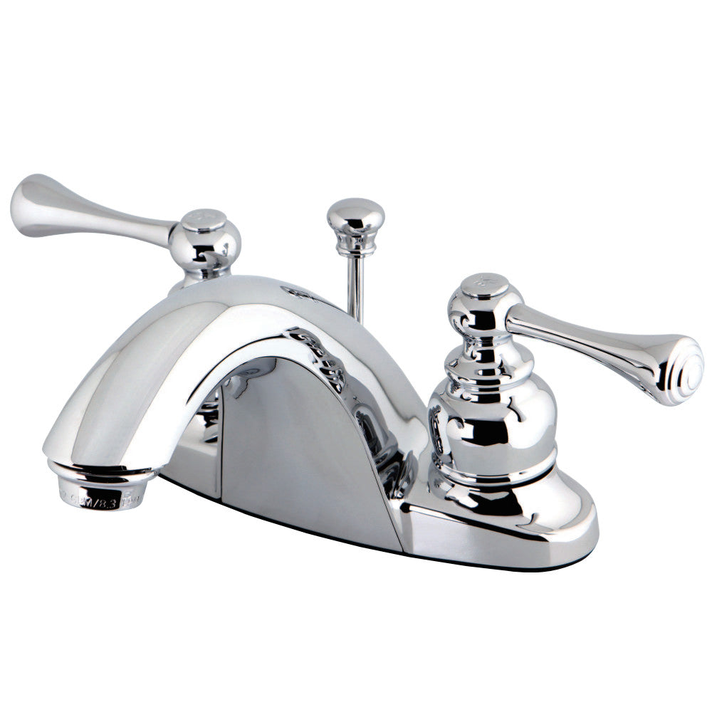 Kingston Brass KB7641BL 4 in. Centerset Bathroom Faucet, Polished Chrome - BNGBath