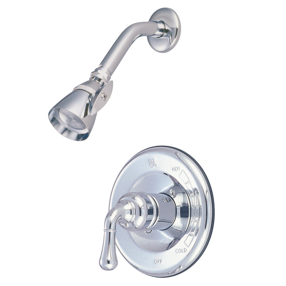 Kingston Brass GKB1631TSO Water Saving Magellan Single Handle Tub and Shower Faucet- Shower Only Trim, Polished Chrome - BNGBath