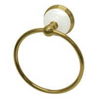 Thumbnail for Kingston Brass BA1114BB Victorian Towel Ring, Brushed Brass - BNGBath