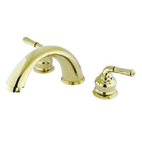 Thumbnail for Kingston Brass KC362 Magellan Roman Tub Faucet, Polished Brass - BNGBath