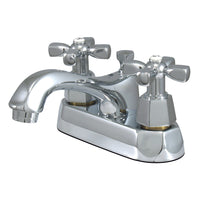 Thumbnail for Kingston Brass KS4261HX 4 in. Centerset Bathroom Faucet, Polished Chrome - BNGBath