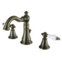 Thumbnail for Fauceture FSC19733PL English Classic Widespread Bathroom Faucet, Antique Brass - BNGBath
