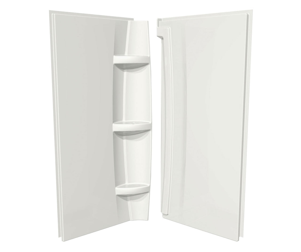 Wall set (2 walls) 30x72 in. Acrylic Direct to Stud Wall - BNGBath