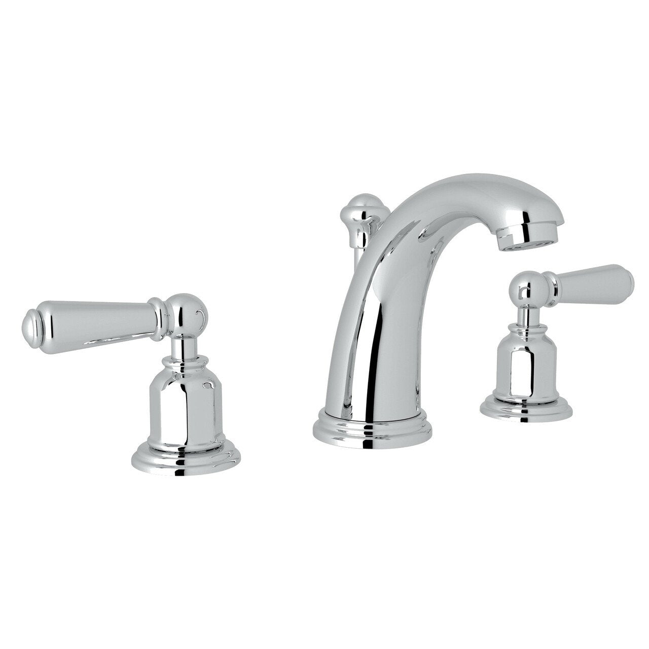 Perrin & Rowe Edwardian High Neck Widespread Bathroom Faucet - BNGBath