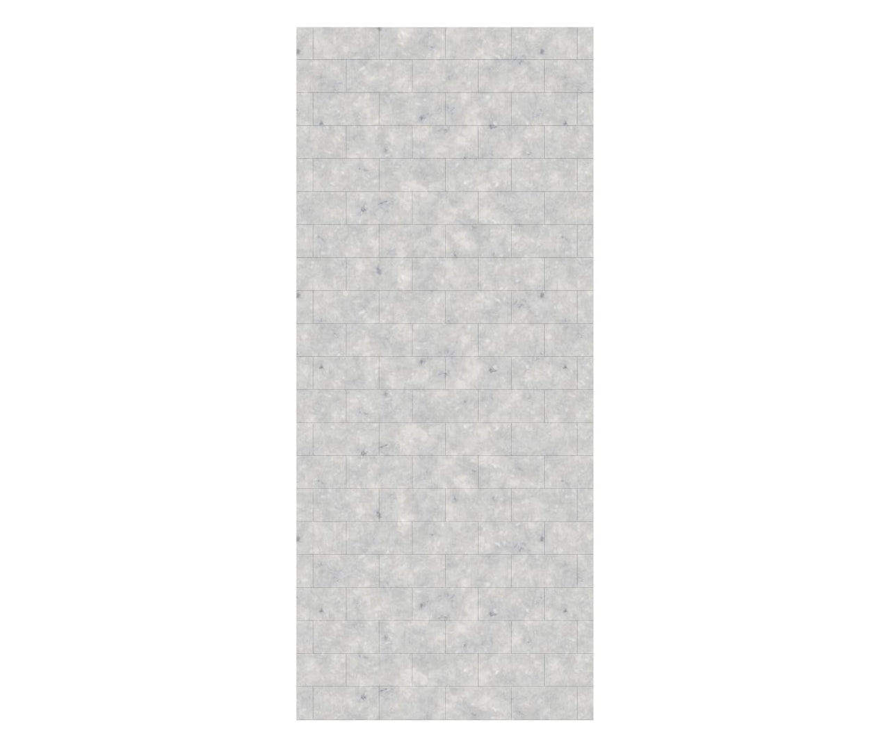 MTMK-8438-1 38 x 84 Swanstone Metro Subway Tile Glue up Bathtub and Shower Single Wall Panel  - BNGBath