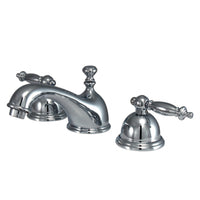 Thumbnail for Kingston Brass KS3961TL 8 in. Widespread Bathroom Faucet, Polished Chrome - BNGBath