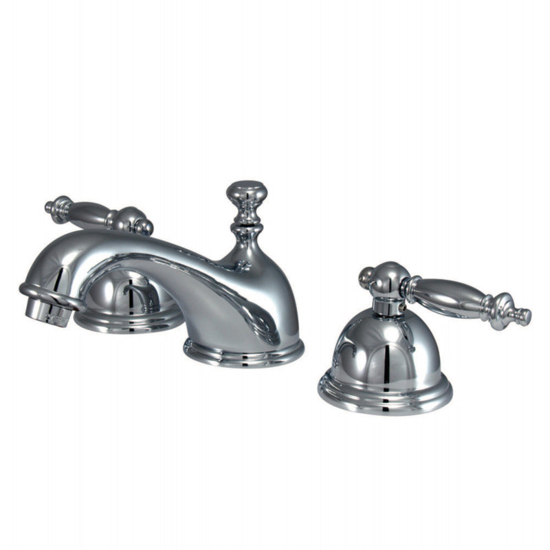 Kingston Brass KS3961TL 8 in. Widespread Bathroom Faucet, Polished Chrome - BNGBath