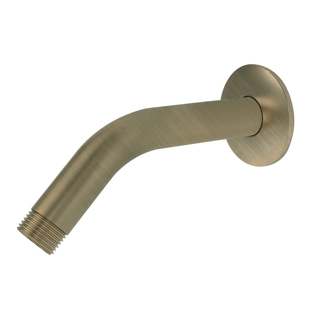 Kingston Brass K155K3 Aquaelements 6" Shower Arm with Flange, Antique Brass - BNGBath