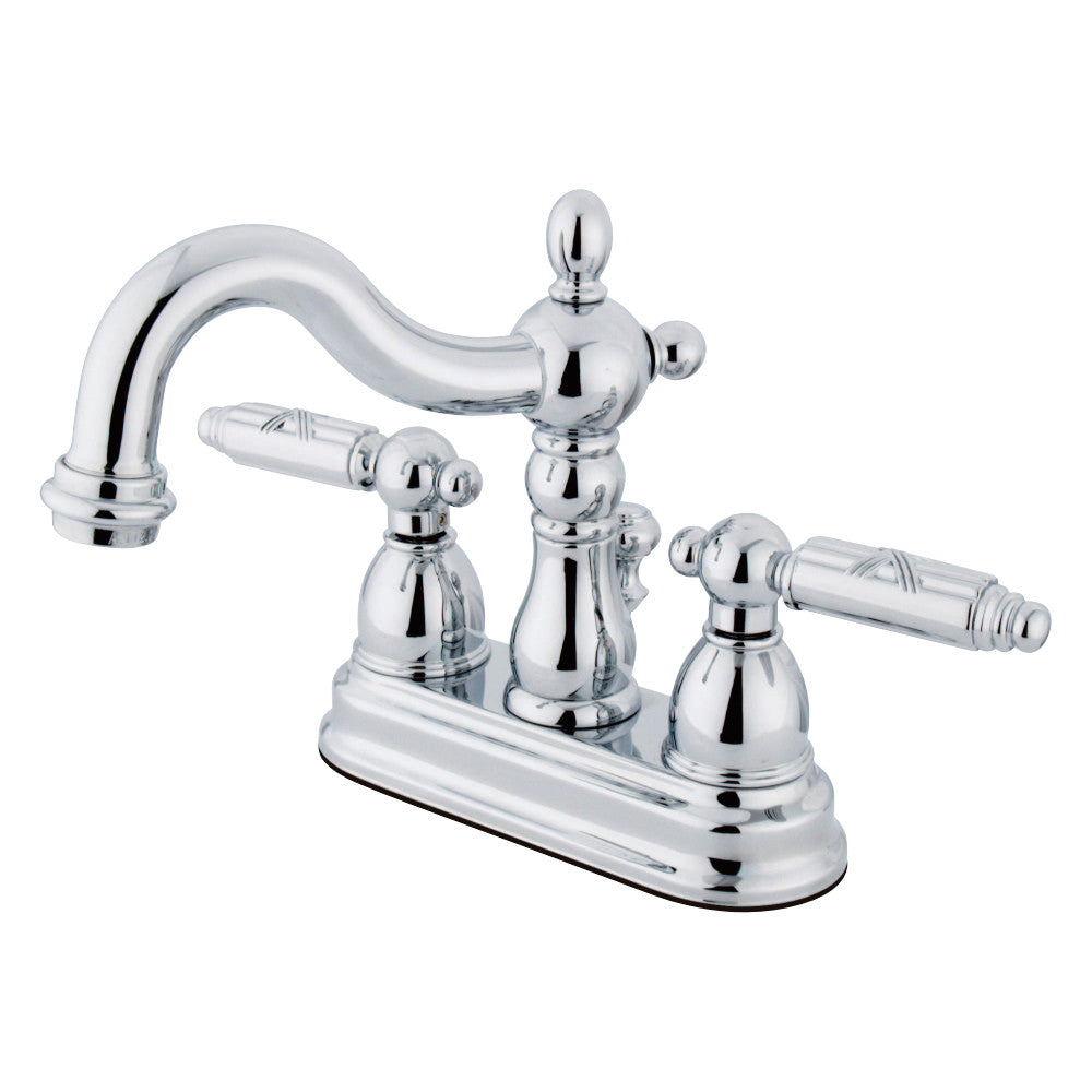 Kingston Brass KB1601GL 4 in. Centerset Bathroom Faucet, Polished Chrome - BNGBath