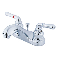 Thumbnail for Kingston Brass KB0821 4 in. Centerset Bathroom Faucet, Polished Chrome - BNGBath