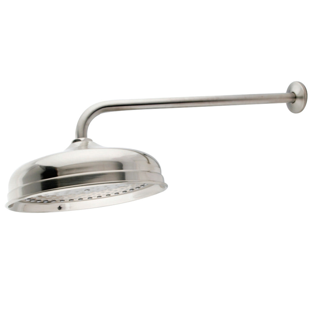 Kingston Brass K225K18 Trimscape 10 in. Showerhead with 17 in. Shower Arm, Brushed Nickel - BNGBath