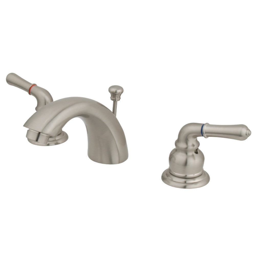Kingston Brass GKB958 Mini-Widespread Bathroom Faucet, Brushed Nickel - BNGBath