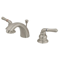 Thumbnail for Kingston Brass GKB958 Mini-Widespread Bathroom Faucet, Brushed Nickel - BNGBath