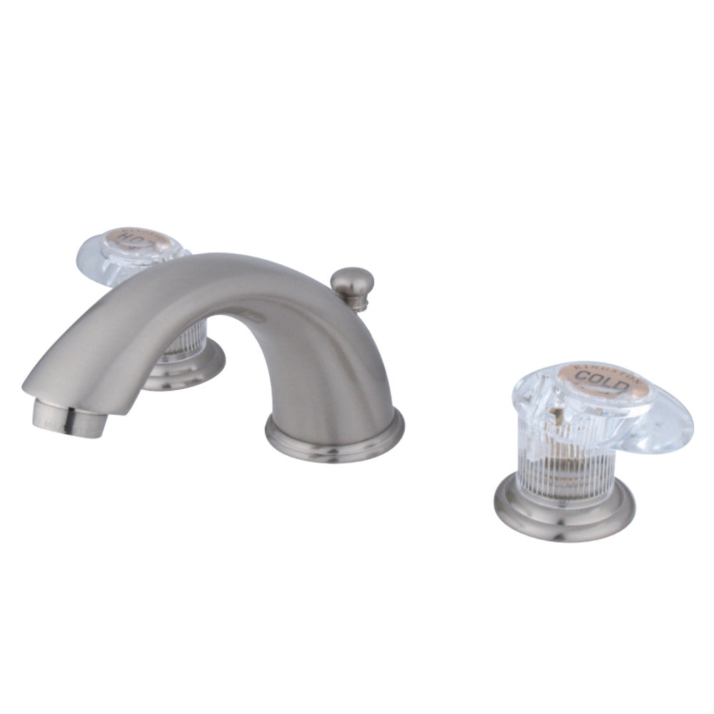 Kingston Brass KB968ALL Widespread Bathroom Faucet, Brushed Nickel - BNGBath