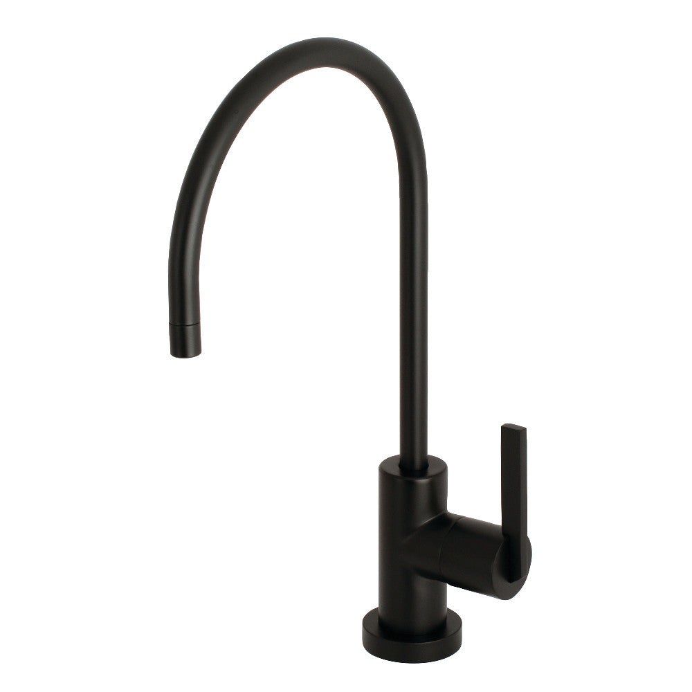 Kingston Brass KS8190CTL Continental Single-Handle Water Filtration Faucet, Matte Black - BNGBath