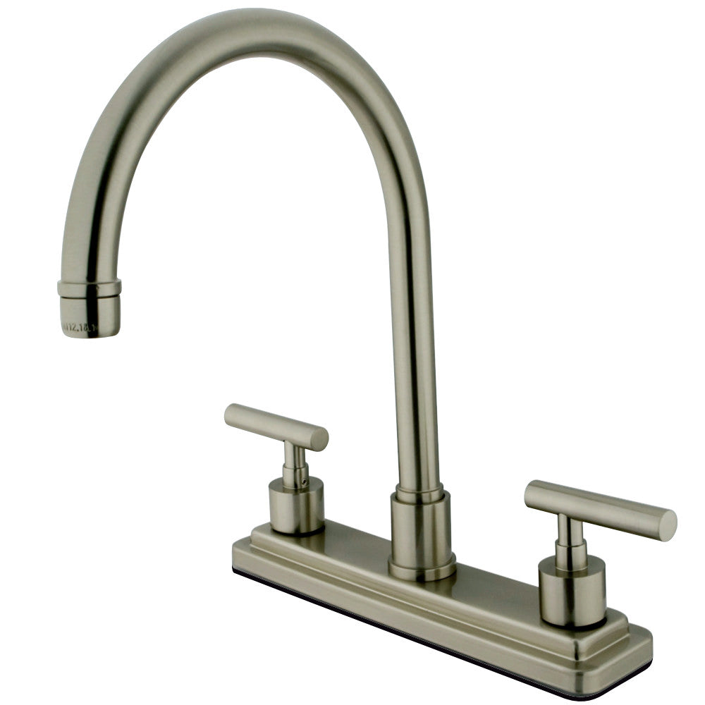 Kingston Brass KS8798CMLLS Manhattan Centerset Kitchen Faucet, Brushed Nickel - BNGBath