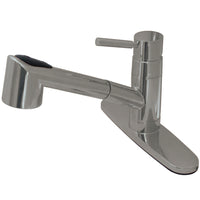 Thumbnail for Gourmetier GSC8578WDL Wilshire Single-Handle Pull-Out Kitchen Faucet, Brushed Nickel - BNGBath