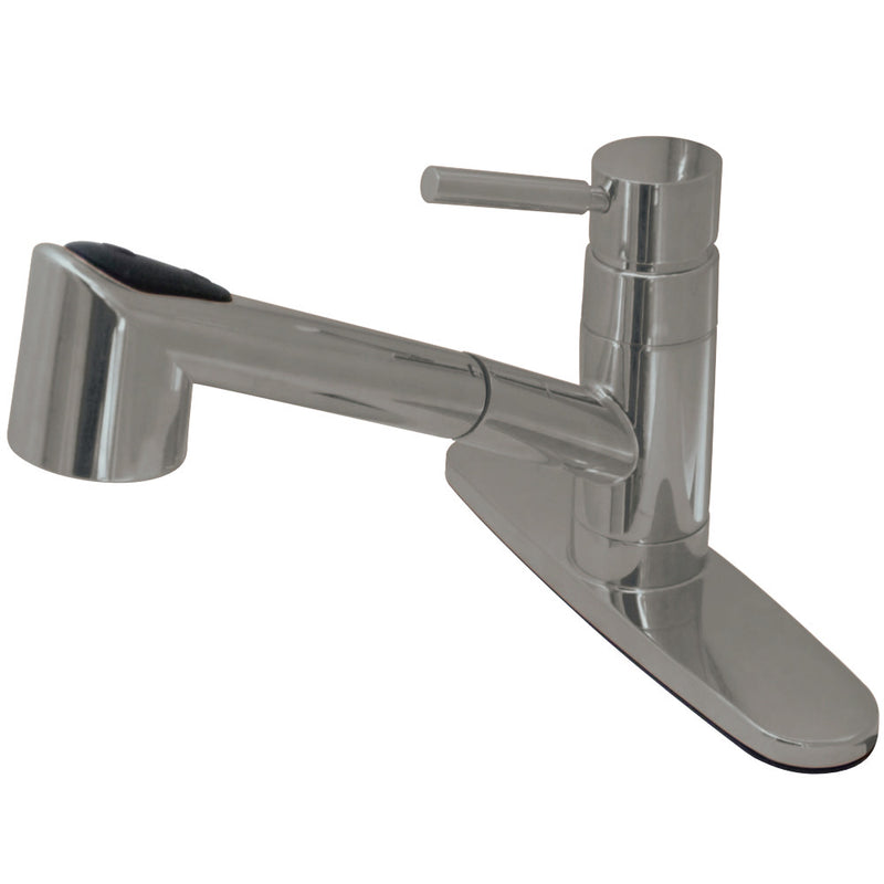 Gourmetier GSC8578WDL Wilshire Single-Handle Pull-Out Kitchen Faucet, Brushed Nickel - BNGBath